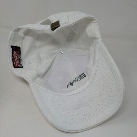 Suntex Men's Slideback Hat White Adjustable Embroidered Logo Narragansett - Picture 6 of 7